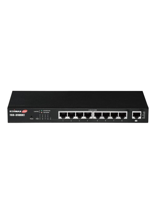 Edimax TGS-3109XT 8-Port 2.5GbE Web Smart Switch 1x 10GbE Multi-Gigabit Port