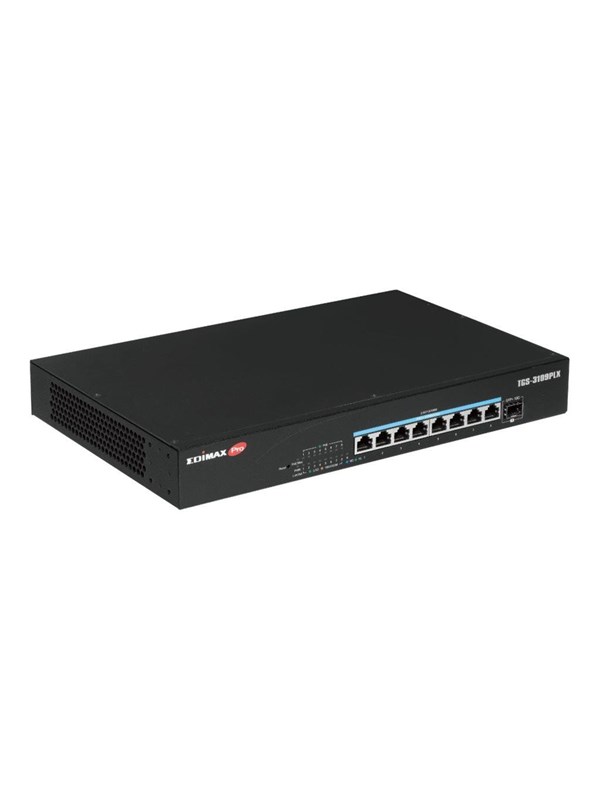 Edimax Pro TGS-3109PLX - switch - web - 8 ports - smart - rack-mountable