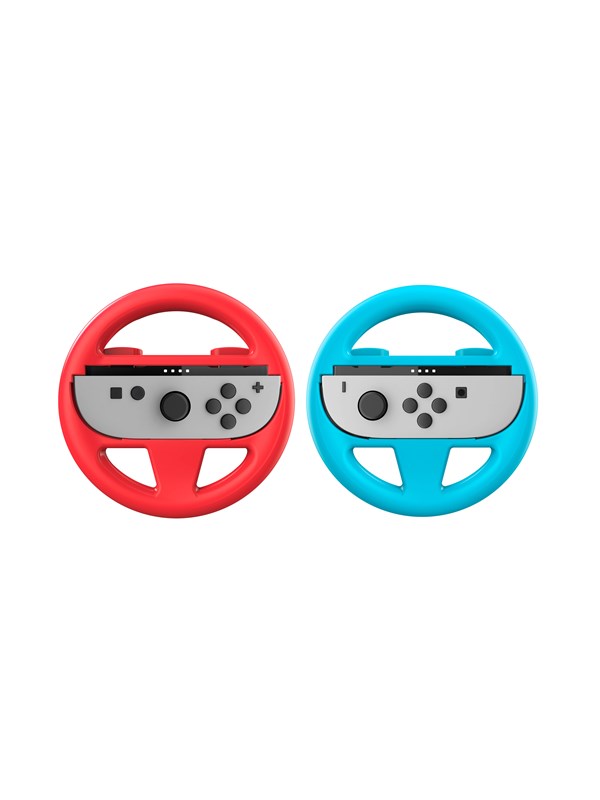BigBen Interactive Switch 2 Set van 2 Stuurwielen Blauw en Rood