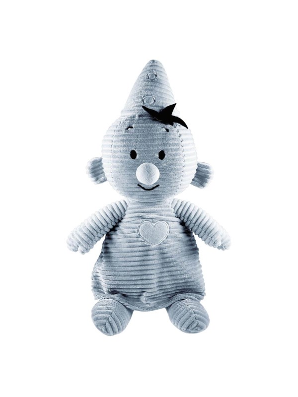 Bumba Corduroy Knuffel - Bumba zachte blauwe Corduroy pluche knuffel - 35 cm