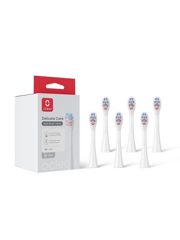 Oclean Tandenborstelkoppen Brush Head Kids 6 Pack White