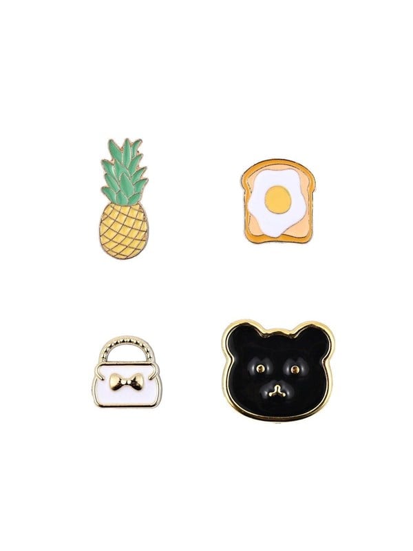 ONSALA Charms Pimp Your Phone Metal and Plastic 4pcs