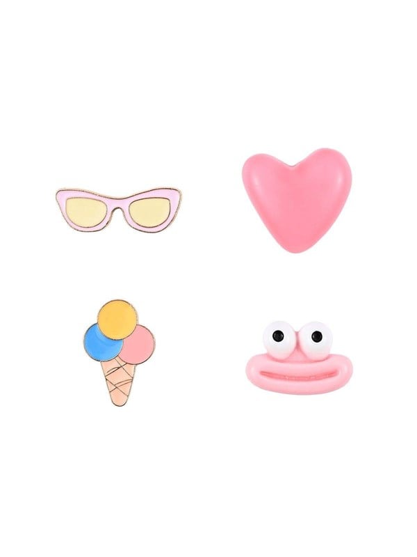 ONSALA Charms Pimp Your Phone Metal and Plastic 4pcs