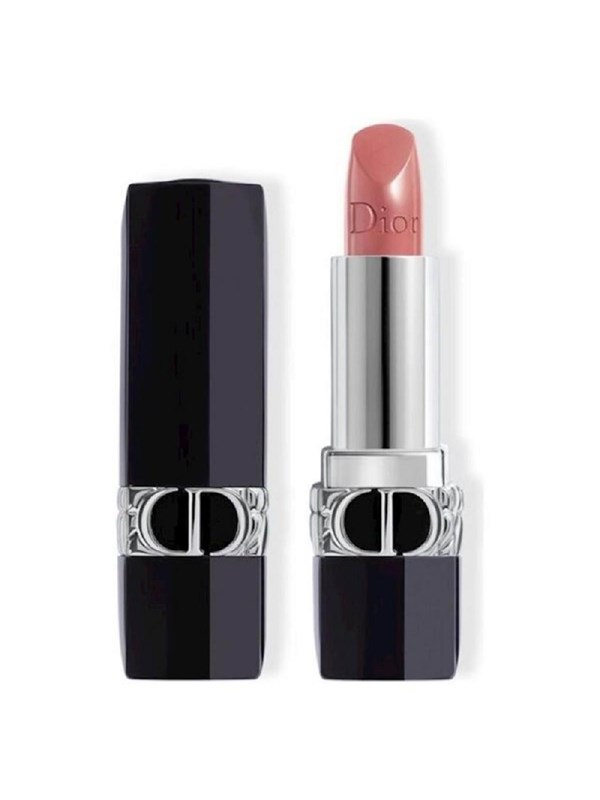 Christian Dior Rouge, Jojoba, Satin Finish, Cream Lipstick, 100, Nude Look, Refillable, 3.5 g