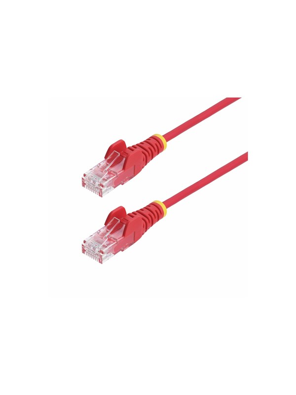 StarTech.com 5m Red Slim CAT6 Ethernet Cable Snagless 28AWG LSZH - patch cable - 5 m - red - Rood - 5m