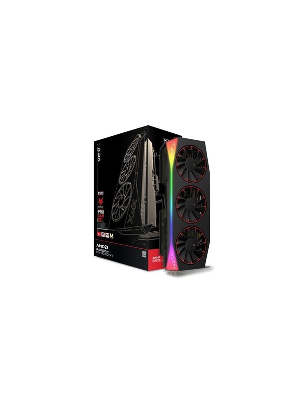 XFX Radeon RX 9070 XT Mercury Magnetic Air OC Black - 16GB GDDR6 RAM - Grafische kaarten