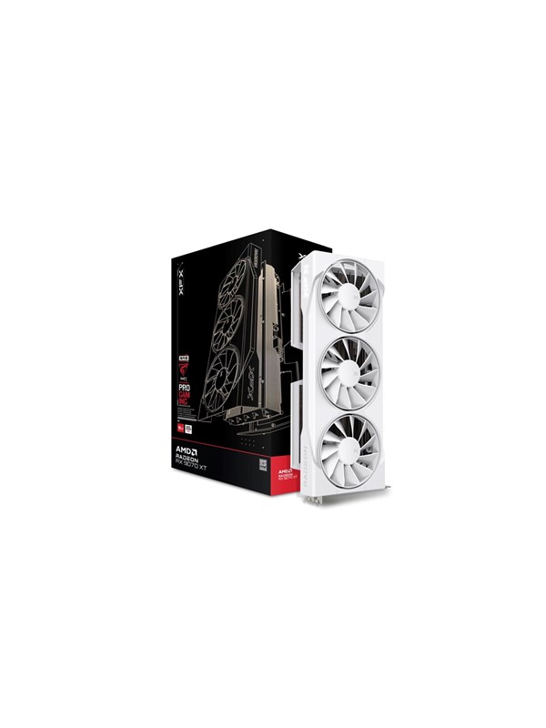 XFX Swift AMD Radeon RX 9070 XT White Triple Fan Gaming Edition - Videokaart - 16GB - GDDR6 - PCIe 5.0 - 1x HDMI 2.1b - 3x DisplayPort 2.1a