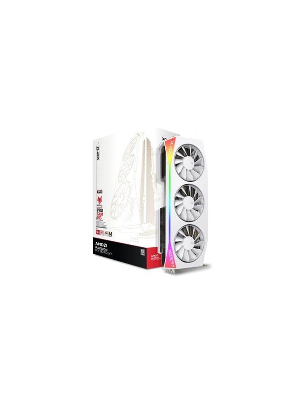 XFX Mercury AMD Radeon RX 9070XT OC White Magnetic Air Edition - Videokaart - 16 GB GDDR6 - PCI Express 5.0 x16 - 1x HDMI, 3x DisplayPort