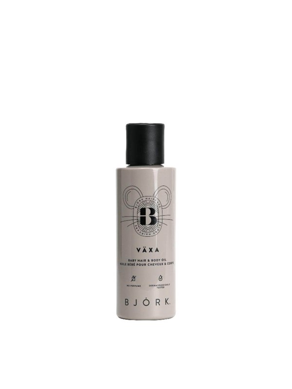 Bjork Vaxa Baby Nourishes & Smooths Oil For Hair & Body, 125 ml