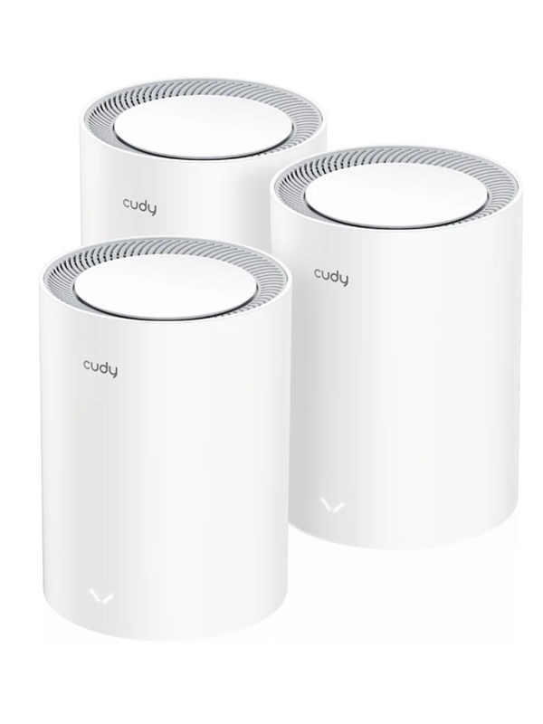 Cudy BE3600 Gigabit Mesh Wi-Fi 7 System (3-Pack) - Mesh router 802.11a/b/g/n/ac/ax/be (Wi-Fi 7)