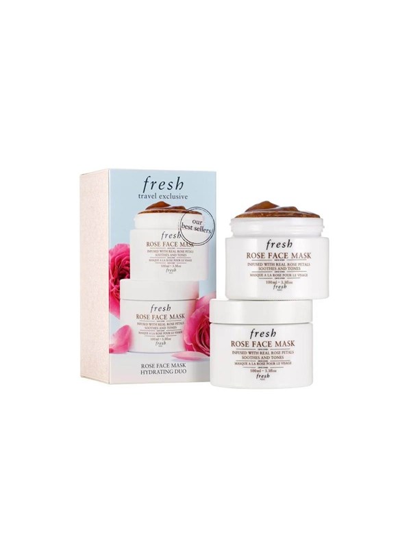 Fresh Set Duo Rose Soothing & Toning Cream Mas