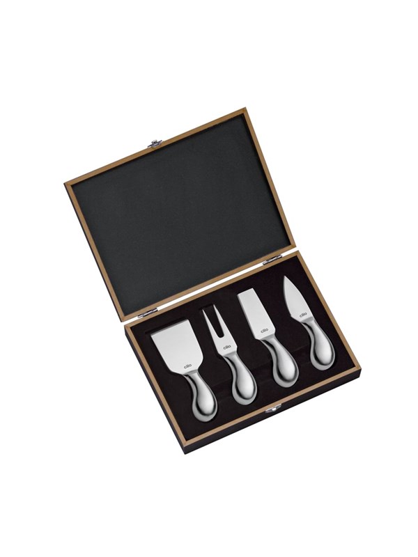 Cilio Kaasmessenset 4-dlg. in PIAVE-geschenkverpakking
