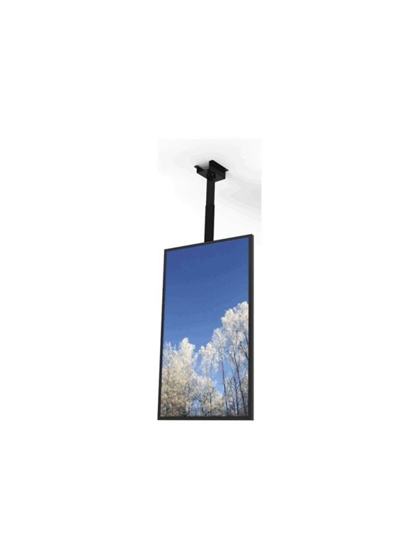 HI-ND mounting kit - portrait - for flat panel - black - Max - recommended for 43"