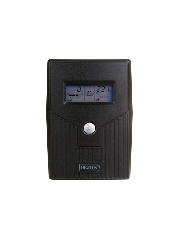 DIGITUS - UPS - line interactive LCD - 480 Watt - 800 VA - 9 Ah
