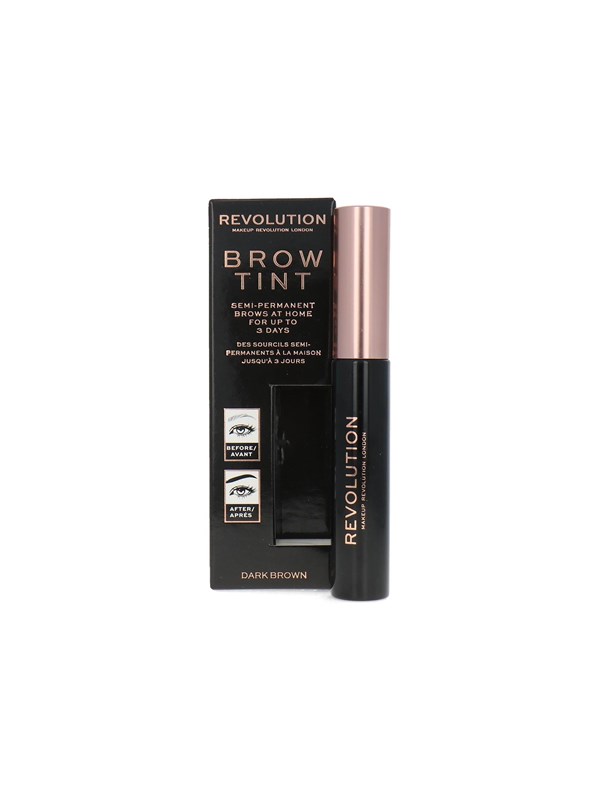 Makeup Revolution Brow Tint Eyebrow Gel Dark Brown