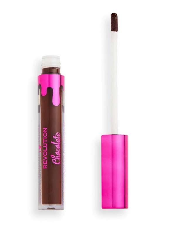Makeup Revolution I Heart Revolution Chocolate Lip Gloss, Mocha, 3.20 ml