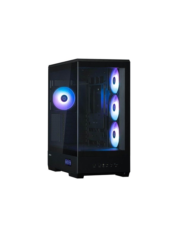 PC-behuizing - ZALMAN - P50 DS - Mid-tower - ATX - Zwart - Gehard glas - USB-C en A-RGB