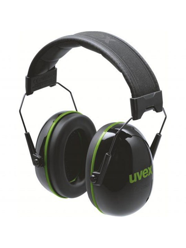 Uvex K10 - Opvouwbare ruiswerende hoofdtelefoon 30dB zwart