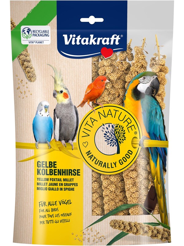 Vitakraft Vitanature - Snacks voor Vogels - Trosgierst - 1ST a 300GR