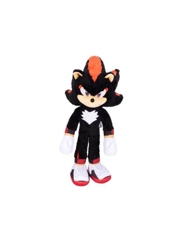 Jakks - Sonic 3 Movie - 13inch plush Shadow - Pluche