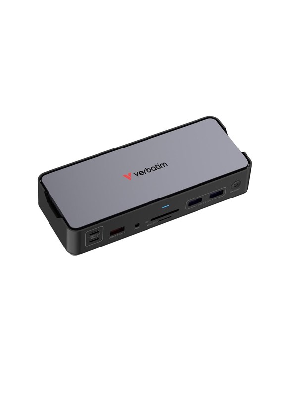 Verbatim Pro - docking station - USB-C - 2 x HDMI DP - 1GbE