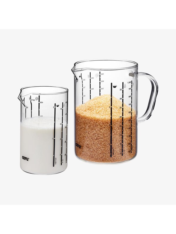 GEFU Maatbekerset METI 0,5 + 1L glas