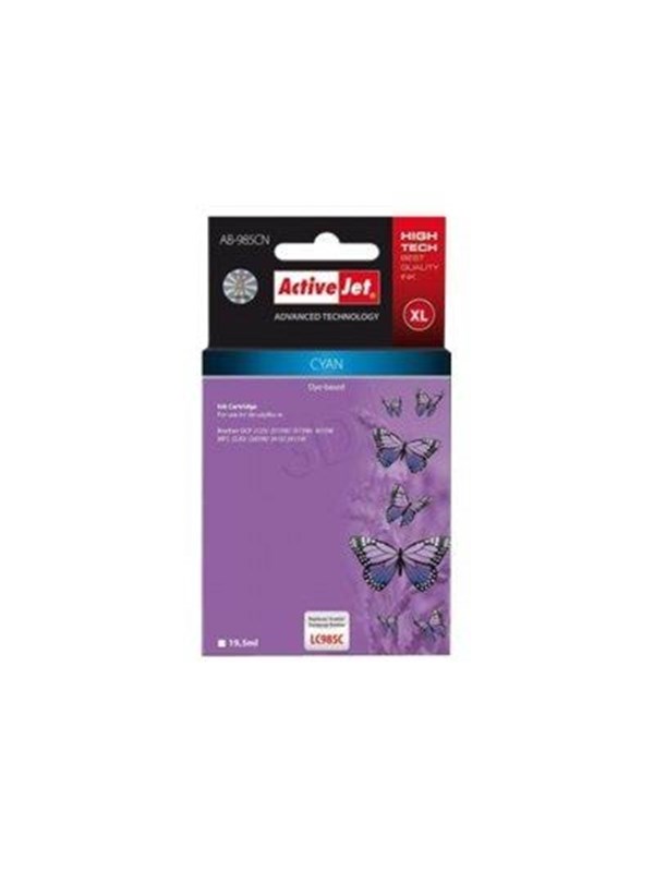 Originele inkt cartridge Activejet AB-985CN Cyaan