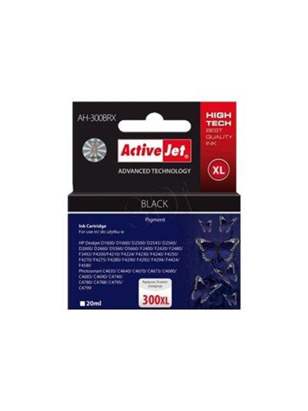 Originele inkt cartridge Activejet AH-300BRX Zwart