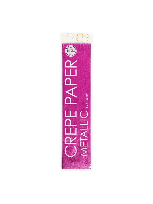 Globos Crêpepapier Metallic 150 X 50 Cm Roze