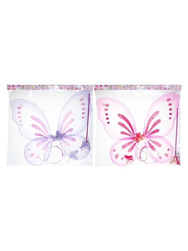 LG-Imports Butterfly Wings with Magic Wand & Tiara