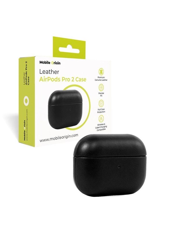 Mobile Origin Leather Case - black - AirPods Pro 2