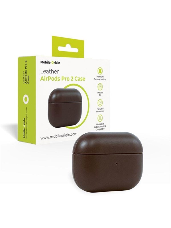 Mobile Origin Leather Case - brown - AirPods Pro 2