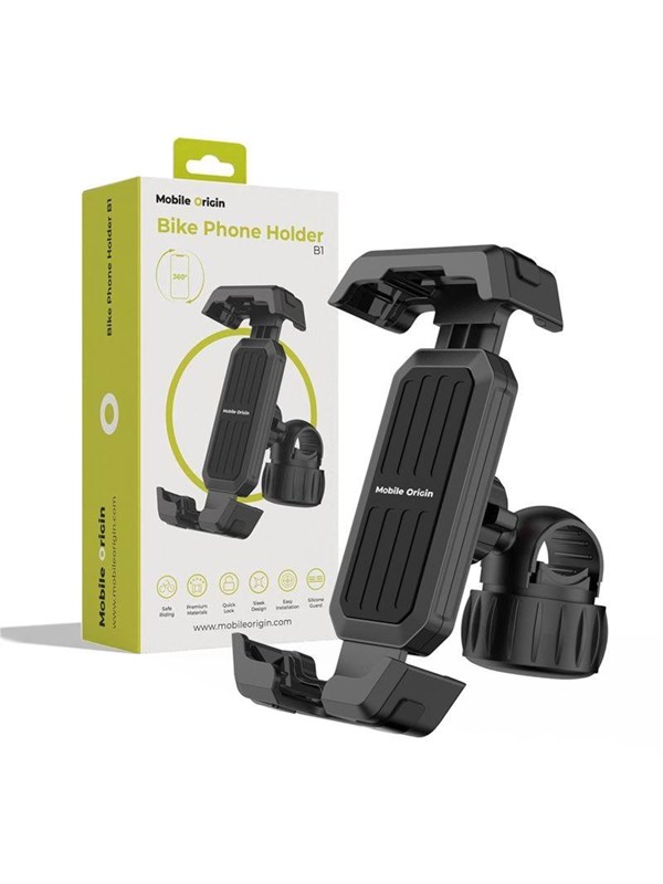 Mobile Origin Fietstelefoonhouder B1, Zwart