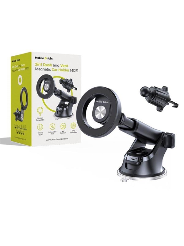Mobile Origin 2in1 Dash and Vent Magnetic Car Holder - MO21