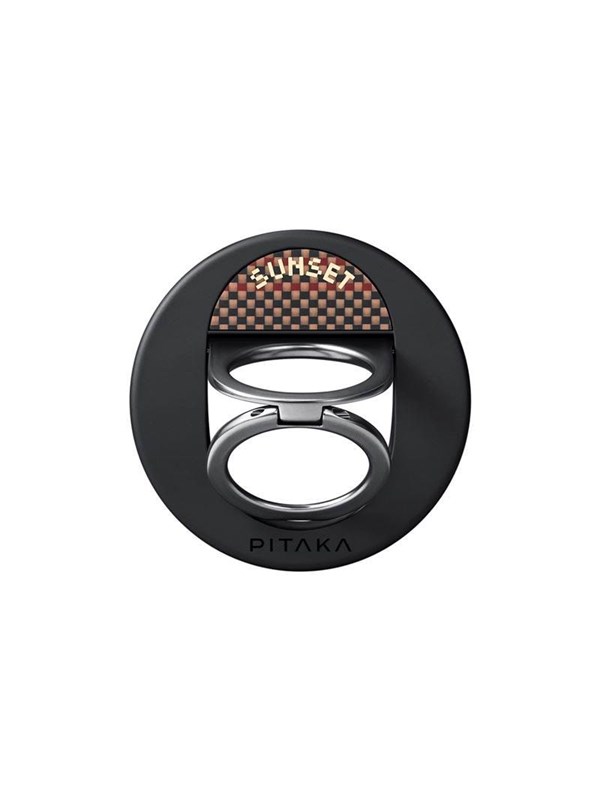 PITAKA MagEZ Grip 3 - Magnetische Vinger Ring Houder - Compatibel met MagSafe - Opvouwbare Kickstand Standaard Smartphone - Telefoon Grip Sunset
