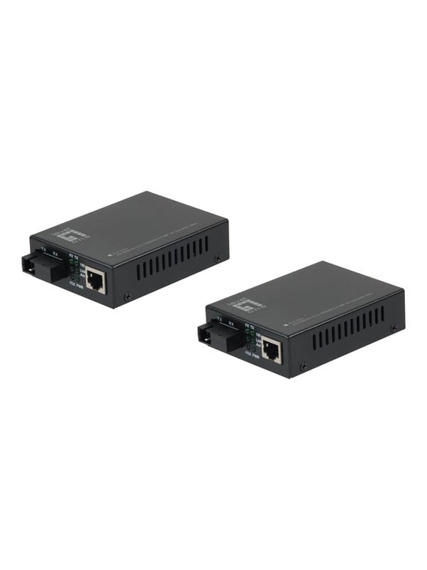 LevelOne FVT-2202 - fibre media converter - 10Mb LAN 100Mb LAN