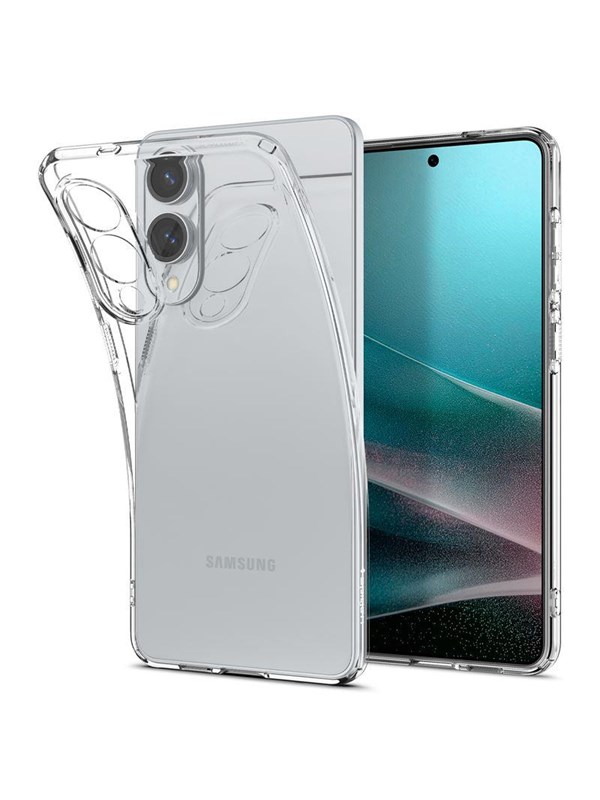 Spigen Crystal Flex | Hoesje Geschikt voor Samsung Galaxy S25 Edge | Back Cover TPU | Transparant