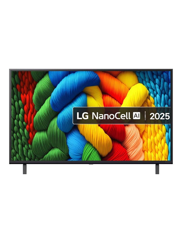 LG 43" Flat screen TV LED 4K 43NANO80A6B Nano80 Series - 43" LED-backlit LCD TV - 4K