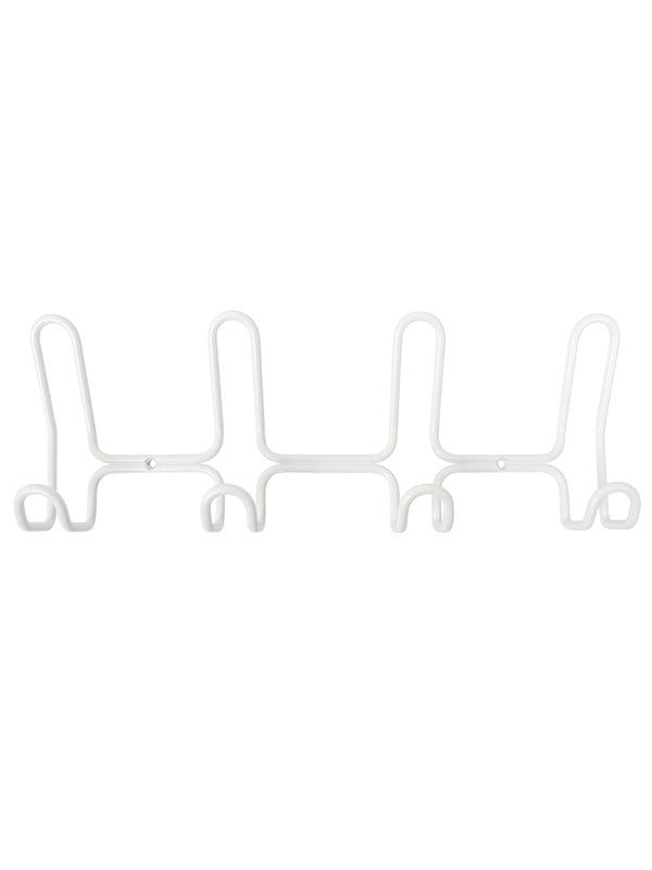 Home>it designer coat rack with 4+4 hooks white