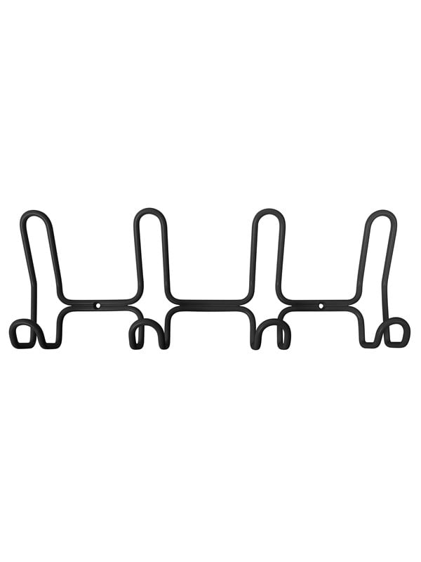 Home>it designer coat rack with 4+4 hooks black