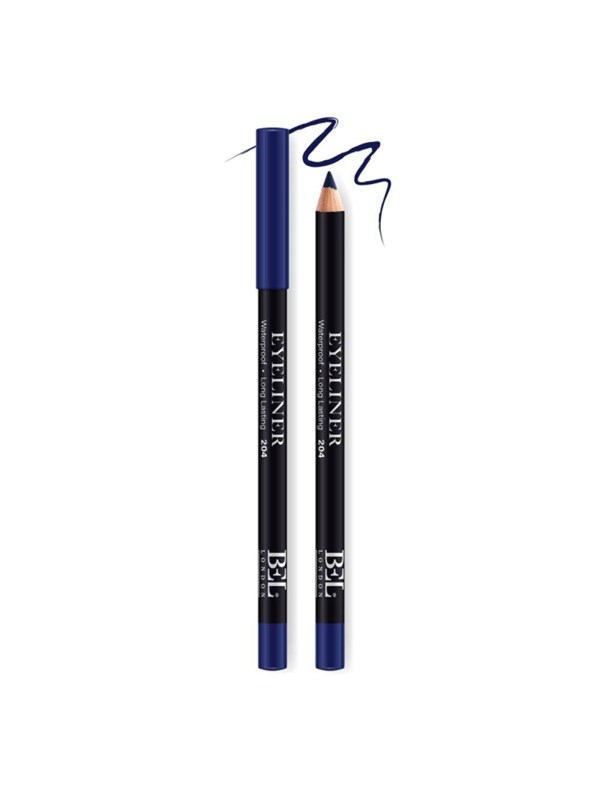 Bel London Hydrogenated Vegetable Oil Waterproof Colour Long Lasting Gel Pencil Eyeliner 204 Blue 0.78 g
