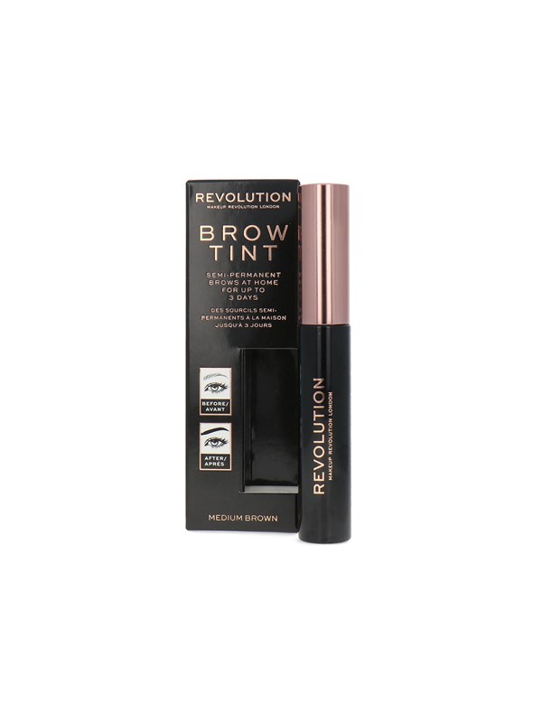 Makeup Revolution Brow Tint Eyebrow Gel Medium Brown 6 ml