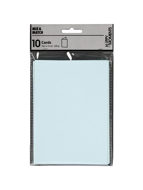 Creativ Company - Cards Light Blue 10.5x15cm 10 pcs.