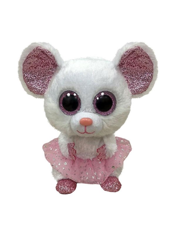 Ty - Knuffel - Beanie Boos - Nina Mouse - 15cm