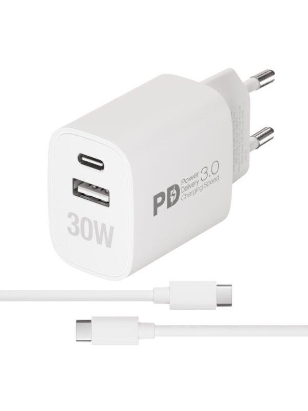 Vivanco PR30W Dual Super Fast Charger Set