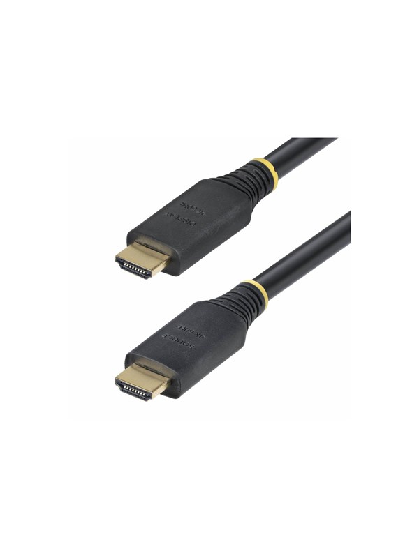 StarTech.com 15m (49.2ft) Active High Speed HDMI Cable 4K60Hz - HDMI cable with Ethernet - 15 m