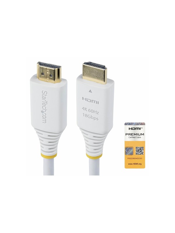 StarTech.com 6ft (1.8m) Premium Certified High Speed HDMI Cable 4K60Hz - HDMI cable with Ethernet - 1.8 m