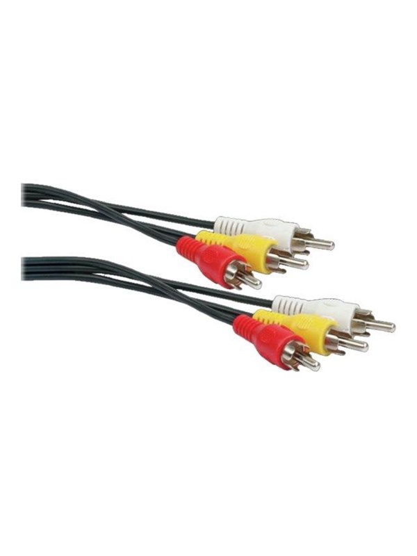 Schwaiger video / audio cable - composite video / audio - 1.5 m