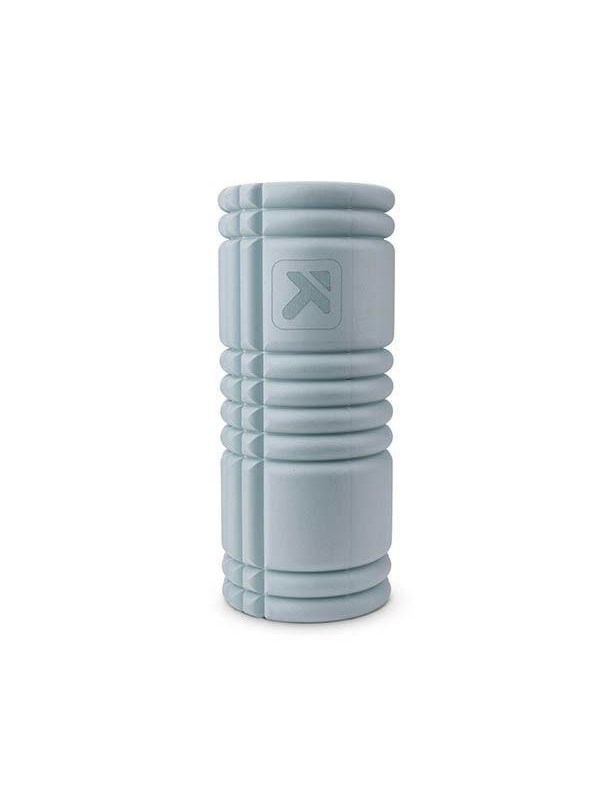 TriggerPoint RECYCLED Grid 1.0 - 33 cm - Grijs / Lichtblauw - Gerecycled - Foam Roller - Schuimroller - Spiermassage - Pilates - Yoga - Fitness