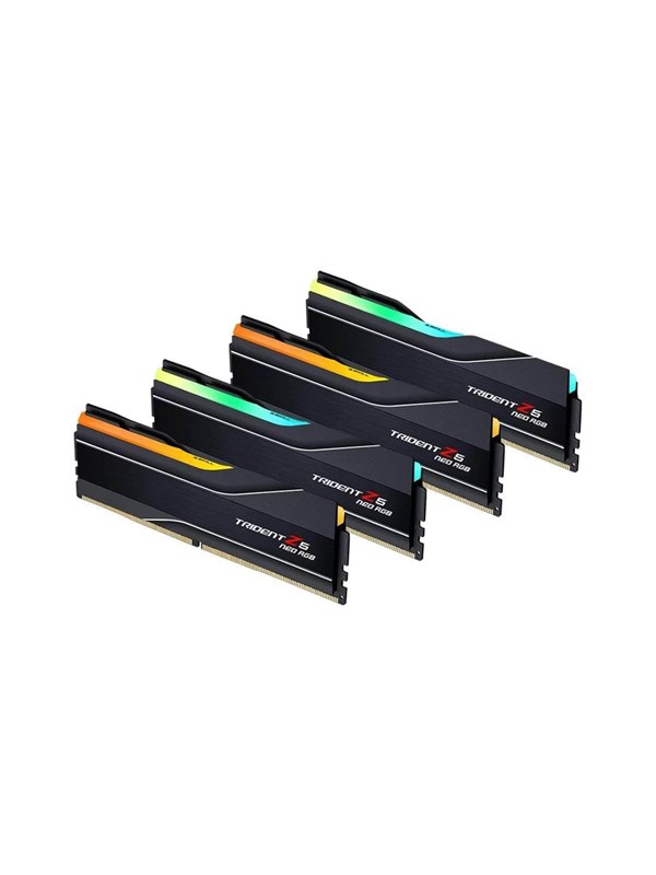 G.Skill Trident Z5 Neo RGB DDR5-6000 - 256GB - CL36 - Quad Channel (4 pcs) - AMD EXPO - Zwart met RGB